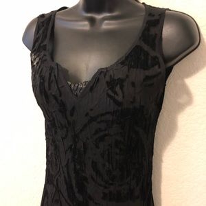 Lightweight crushed velvet midi dress